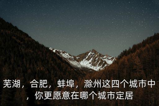 滁州里面有多少個城市,滁州這四個城市中