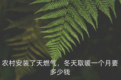 保定通開通多少錢一個月多少錢一個月,冬天取暖一個月要多少錢