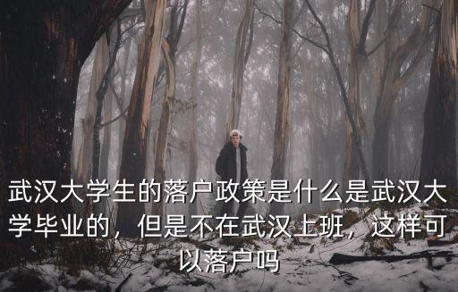 武漢怎么辦理大學生落戶,大學生怎么能落戶武漢