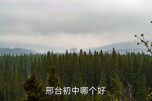 邢臺初中哪個好