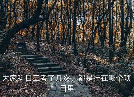 鄭州科目三都在哪里練車,都是掛在哪個項目里