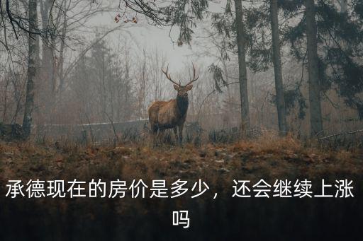 承德現在的房價是多少，還會繼續上漲嗎