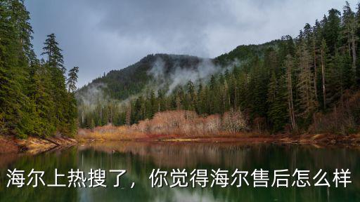 周口海爾電視售后怎么樣,你覺得海爾售后怎么樣