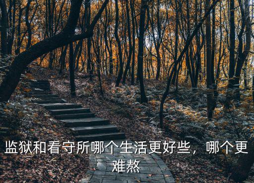監獄和看守所哪個生活更好些，哪個更難熬
