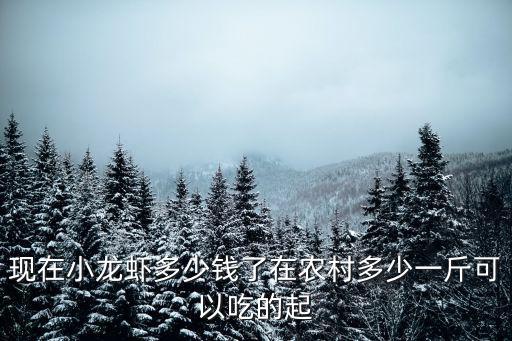 馬鞍山小龍蝦多少錢一斤,現(xiàn)在小龍蝦多少錢了