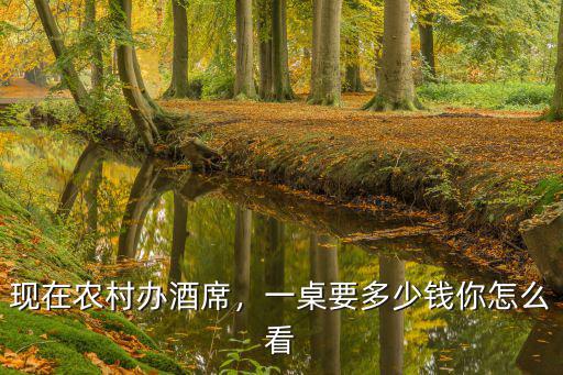 現在農村辦酒席，一桌要多少錢你怎么看