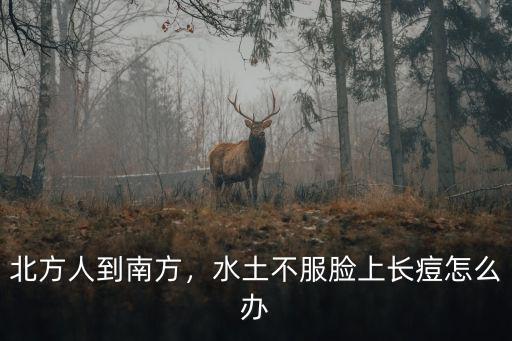 北方人到南方，水土不服臉上長(zhǎng)痘怎么辦