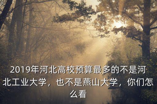 2019燕山大學在河北招多少學生,2019多少分能考上