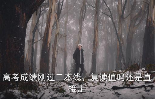 高考成績剛過二本線，復讀值嗎還是直接走