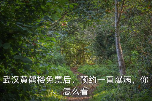 武漢黃鶴樓免票后，預約一直爆滿，你怎么看