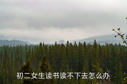 初二女生讀書讀不下去怎么辦