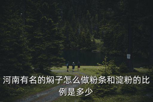 河南有名的燜子怎么做粉條和淀粉的比例是多少