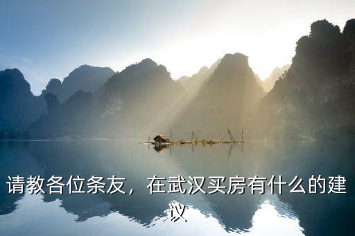 想到武漢買房怎么看房,武漢買房如何避坑