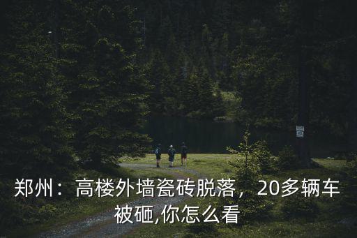 鄭州：高樓外墻瓷磚脫落，20多輛車被砸,你怎么看