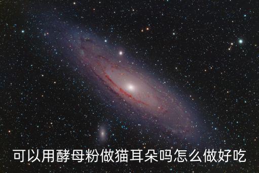 可以用酵母粉做貓耳朵嗎怎么做好吃