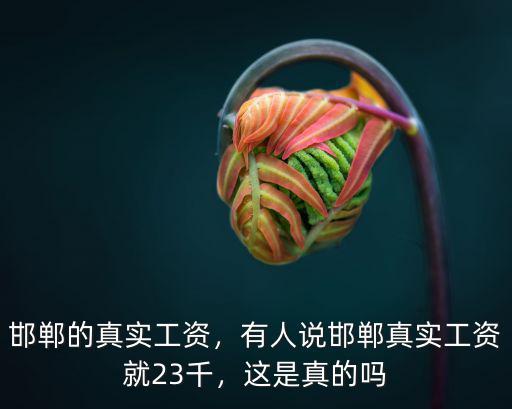 邯鄲水利局工資是多少錢,一個月工資大概多少錢