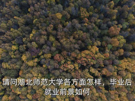 請問湖北師范大學各方面怎樣，畢業后就業前景如何