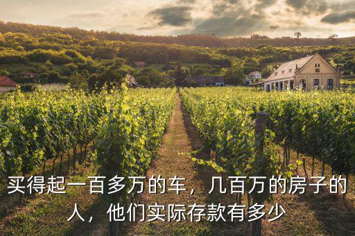 河南省存款500萬以上有多少人,他們實際存款有多少