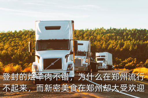 登封的燴羊肉不錯(cuò)，為什么在鄭州流行不起來，而新密美食在鄭州卻大受歡迎