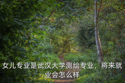 女兒專業(yè)是武漢大學測繪專業(yè)，將來就業(yè)會怎么樣