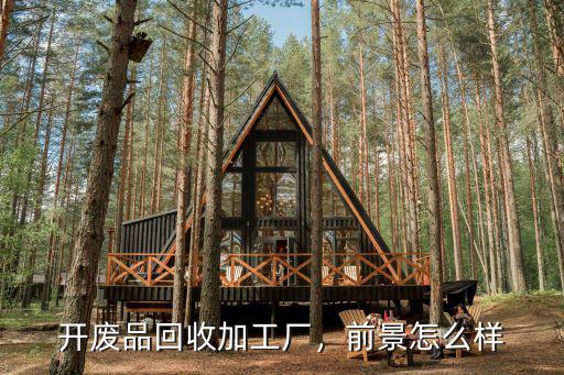 開廢品回收加工廠，前景怎么樣