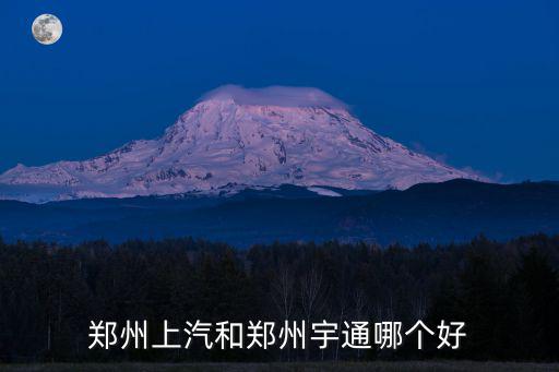 鄭州上汽和鄭州宇通哪個好