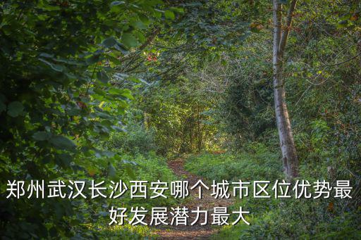 鄭州武漢長沙西安哪個城市區位優勢最好發展潛力最大