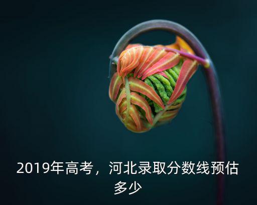 2019年高考，河北錄取分數線預估多少