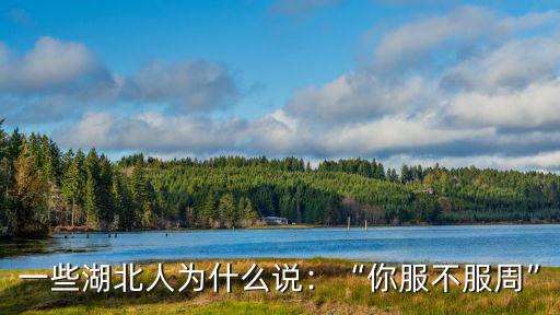 一些湖北人為什么說：“你服不服周”