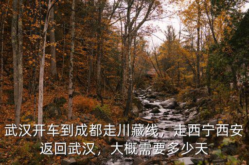 武漢開車到成都走川藏線，走西寧西安返回武漢，大概需要多少天
