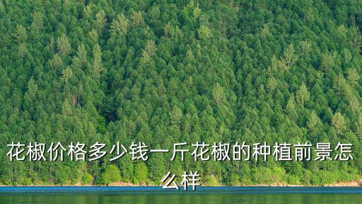 花椒價格多少錢一斤花椒的種植前景怎么樣