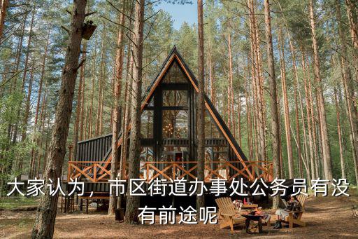 大家認為，市區街道辦事處公務員有沒有前途呢