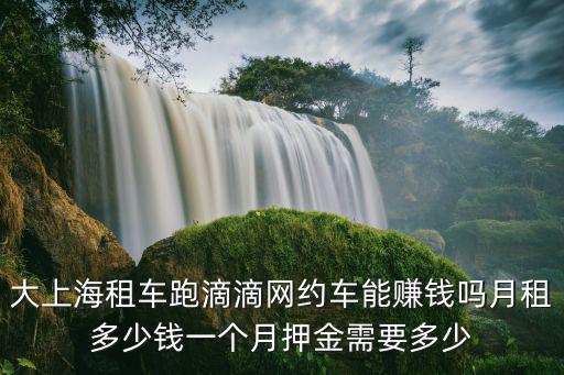邢臺到上海滴滴多少錢一個月,月租多少錢一個月