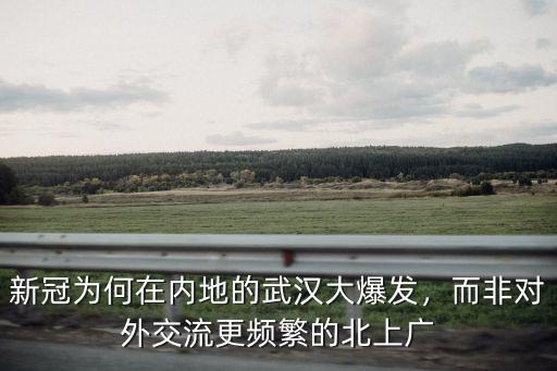 新冠為何在內地的武漢大爆發，而非對外交流更頻繁的北上廣