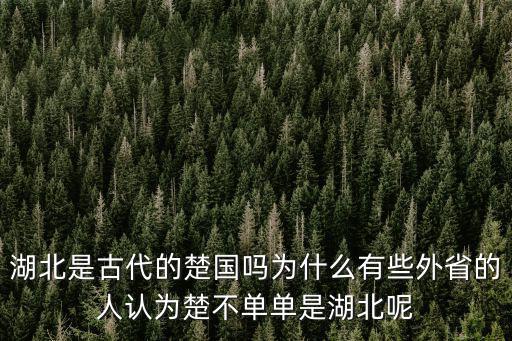 湖北在古代是怎么描述,湖北是古代的楚國嗎