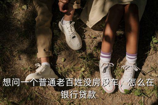 武漢沒(méi)房沒(méi)車怎么貸款,怎么在銀行貸款