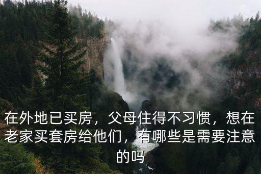 給外地父母在襄陽(yáng)買房怎么辦,在外地已買房