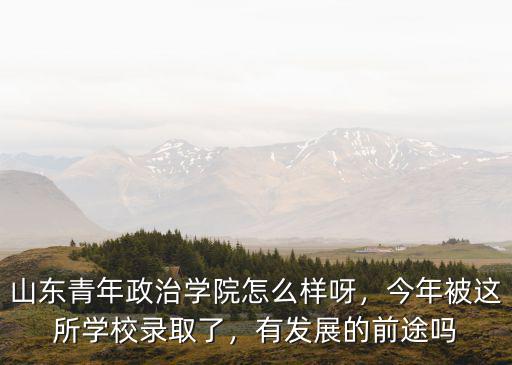 山東青年政治學院怎么樣呀，今年被這所學校錄取了，有發展的前途嗎
