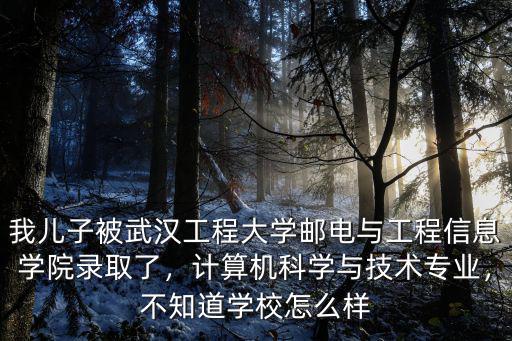 武漢科技大學郵電與信息學院怎么樣,計算機科學與技術專業