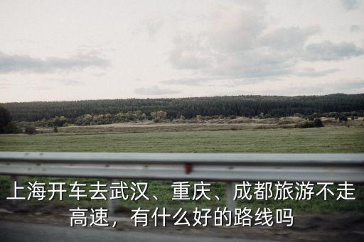上海開車去武漢、重慶、成都旅游不走高速，有什么好的路線嗎