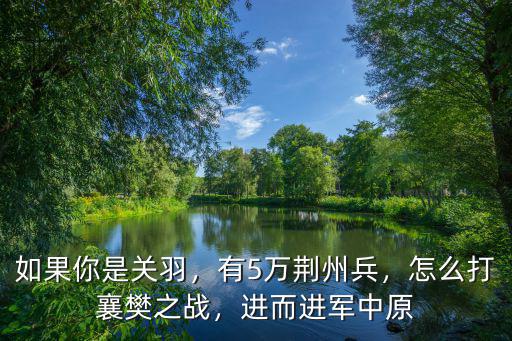 荊州之戰怎么打,怎么打襄樊之戰