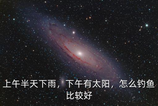 上午半天下雨，下午有太陽(yáng)，怎么釣魚比較好