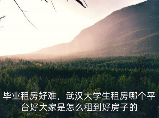 武漢大學生畢業租賃房怎么申請,武漢大學生如何申請人才公寓