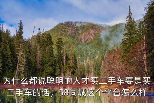 武漢58同城二手車分期怎么樣,58同城這個平臺怎么樣