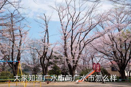 大家知道廣水市嗎廣水市怎么樣
