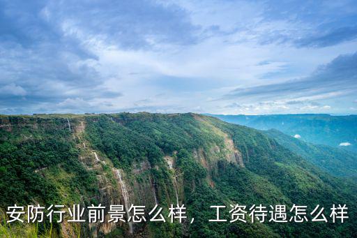 安防行業前景怎么樣，工資待遇怎么樣