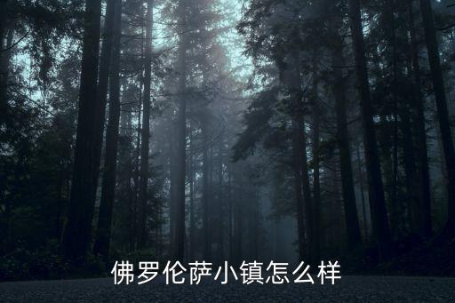 宜昌佛羅倫薩小鎮怎么樣,佛羅倫薩小鎮怎么樣