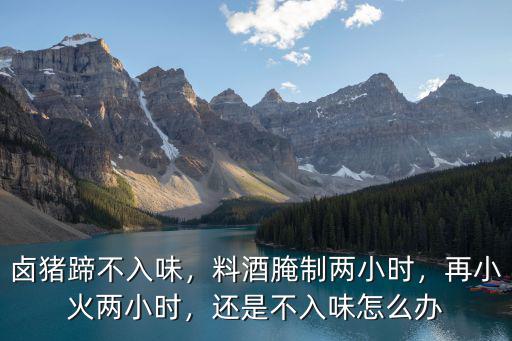 荊州特色鹵菜不入味怎么辦,還是不入味。怎么辦