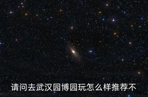 請問去武漢園博園玩怎么樣推薦不