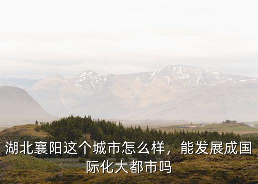湖北襄陽這個城市怎么樣，能發展成國際化大都市嗎